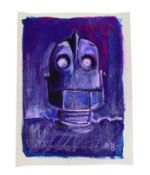 THE IRON GIANT - ORIGINAL PAINTING BY RICHARD BAZLEY