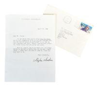 STEPHEN SONDHEIM (D.2021) - AUTOGRAPHED LETTER