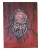 RICHARD BAZLEY (B.1962) - 'STANLEY KUBRICK' - ACRYLIC PAINTING