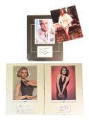 JAMES BOND 007 - COLLECTION OF AUTOGRAPHS