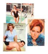 JAMES BOND 007 - THUNDERBALL (1965) - BOND GIRL SIGNED PHOTOGRAPHS