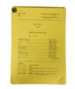 'ALLO 'ALLO! (BBC SITCOM) - ORIGINAL PILOT EPISODE CAMERA SCRIPT