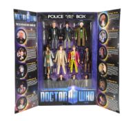 DOCTOR WHO - CHARACTER OPTIONS - SIGNED ELEVEN DOCTOR FIGURE SET