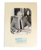 JAMES BOND 007 - ALBERT 'CUBBY' BROCCOLI - AUTOGRAPH DISPLAY - UACC