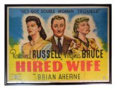 HIRED WIFE FILM MOVIE POSTER