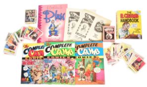 COMICS - ROBERT CRUMB ARTIST COMIC BOOKS & CARDS