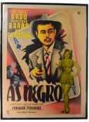 BLACK ACE (AS NEGRO) VINTAGE FILM POSTER