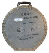 MUSIC MEMORABILIA - EMERSON, LAKE & PALMER - CARL PALMER DRUM CASE 1970S