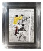 GORDAN BANKS FOOTBALLER SIGNED PICTURE