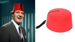 TOMMY COOPER - ORIGINAL OWNED AND WORN ICONIC RED FEZ