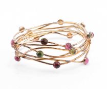 TOURMALINE BANGLE BRACELET BY LILA DESIGNS