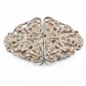 VINTAGE HALLMARKED SILVER NURSE'S BELT BUCKLE