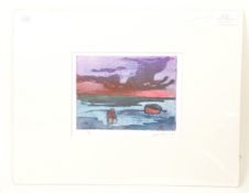 IAN LAURIE (1933-2022) - 'MOUNTS BAY STORM' LIMITED EDITION SIGNED ETCHING