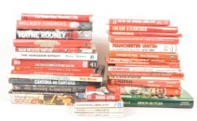 MANCHESTER UNITED - COLLECTION OF LATE 20TH CENTURY FOOTBALL BOOKS
