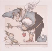 MICHAEL PARKES (B. 1944) - THE FROG COLLECTOR - 2007