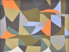 CLAUDE TORRY (1863-1945) - ABSTRACT OIL ON CANVAS PAINTING