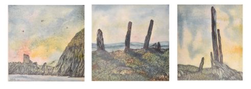 JOHN VERLING (1943-2009) - THREE IRISH SCENES, CIRCA 1975