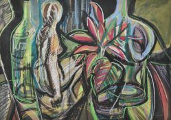 DERRICK LATIMER SAYER - PASTEL STILL LIFE PAINTING