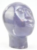 SYLVESTER MUBAYI - LEPIDOLITE HAND CARVED BUST