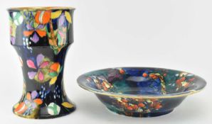 MOLLY HANCOCK - CORONA WARE POTTERY VASE AND PLATE