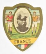 BAINES GOLD MEDAL FOOTBALL CARDS. FRANCE JOFFRE CARD