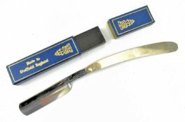 20TH CENTURY CASED SWORDPLAY CUT THROAT RAZOR & BOX