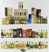 LARGE COLLECTION OF SINGLE MALT SCOTCH WHISKY MINIATURE BOTTLES