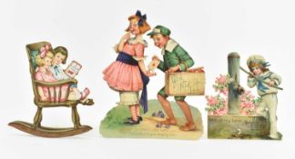 RAPHAEL TUCK & SONS - THREE POP UP GREETING CARD LOVE TOKENS