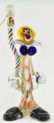 VINTAGE 20TH CENTURY MURANO GLASS CLOWN LAMP