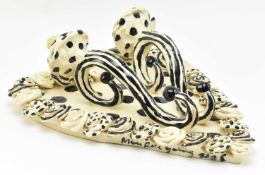 MARY ROSE YOUNG - CERAMIC WALL SCONCE CANDELABRA