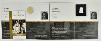 TWO 60TH ANNIVERSARY OF THE QUEEN'S CORONATION COINS BY LONDON MINT