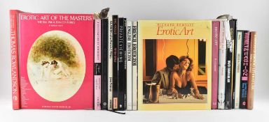 EROTICA, FASHION & SEX. COLLECTION OF 20TH CENTURY HARDBACK BOOKS