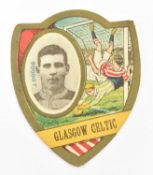 BAINES GOLD MEDAL FOOTBALL CARDS. GLASGOW CELTIC SHIELD CARD