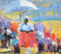 SORAYA FRENCH PSWA, SFP (1957-) - MIXED MEDIA PAINTING