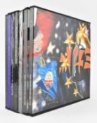 ROYAL MAIL SPECIAL STAMP SETS - SEVEN CASED STAMP SHEET BOOKS / ANNUALS