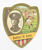 BAINES GOLD MEDAL FOOTBALL CARDS. BRADFORD SHIELD CARD