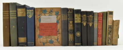 DECORATIVE CLOTH BINDINGS & BOOKS. COLLECTION OF 14 EARLY 20TH CENTURY WORKS
