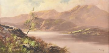 E. LESLY - PAIR OF 20TH CENTURY OIL ON CANVAS PAINTINGS OF SCOTLAND
