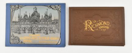 TWO EARLY 20TH CENTURY PHOTOGRAPHIC SOUVENIR BOOKS