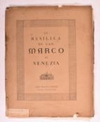 1883 LA BASILICA DI SAN MARCO IN VENEZIE EIGHT CHROMOLITHOGRAPH PLATES