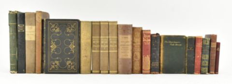 BINDINGS. COLLECTION OF 18TH C & LATER POCKET BINDINGS