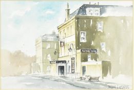 JASON LIOSATOS (CONTEMPORARY) - PULTENEY ARMS, BATH - WATERCOLOUR