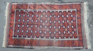 VINTAGE 20TH CENTURY PERSIAN ISLAMIC CARPET FLOOR RUG