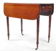 GEORGE III 19TH CENTURY PEMBROKE DROP LEAF TABLE