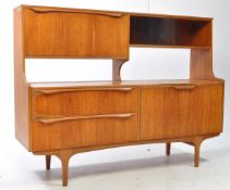 SUTCLIFFE OF TODMORDEN - BRITISH MODERN DESIGN - TEAK WOOD HIGHBOARD SIDEBOARD