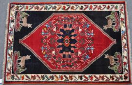20TH CENTURY SOUTH WEST PERSIAN QASHGAI RUG