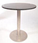 CONTEMPORARY COMPOSITE STONE TOP DINING TABLE