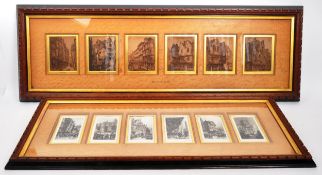 CHARLES BIRD - FRAMED COLLECTION OF ETCHINGS