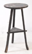 EARLY 20TH CENTURY CHINOISERIE EBONISED OCCASIONAL TABLE