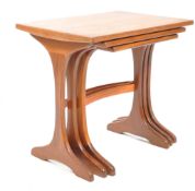 VICTOR WILKINS FOR G PLAN - MID CENTURY TEAK NEST OF TABLES